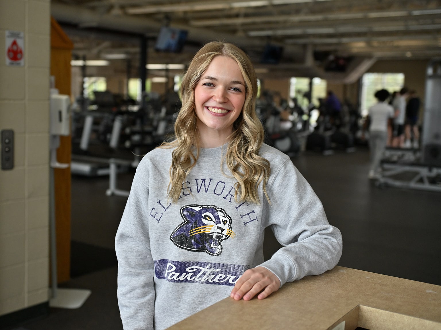 Ellsworth-Student-In-Dale-Howard-Family-Activity-Center