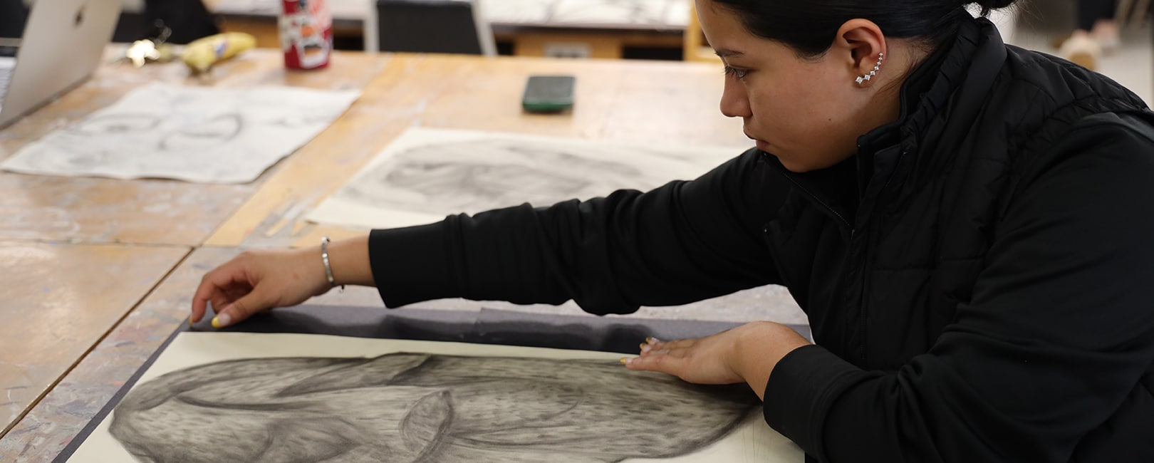 Ellsworth-Art-Student-Drawing